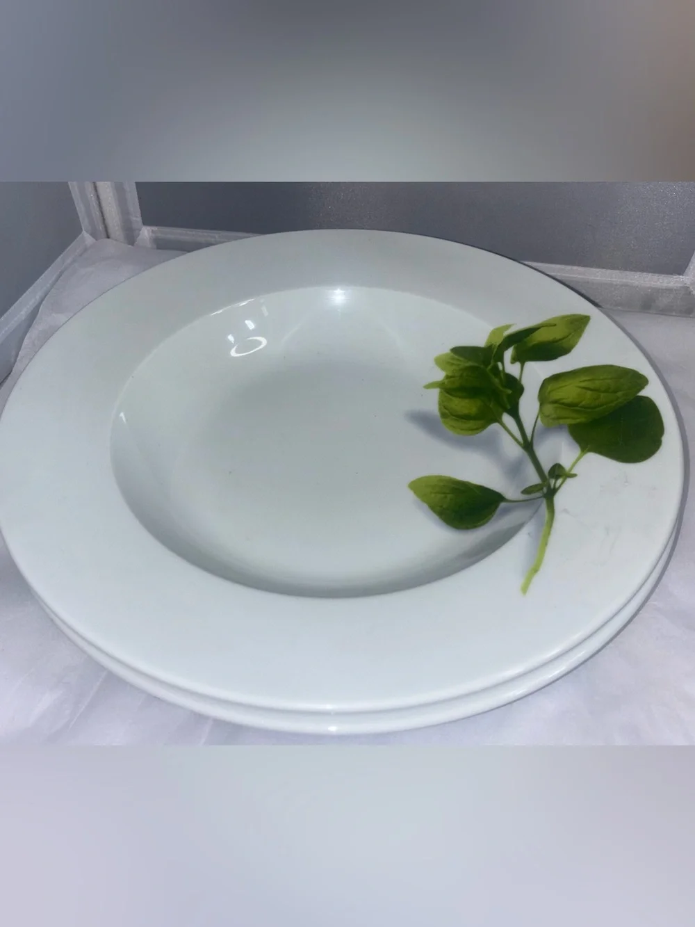 2 Crate & Barrel White Ceramic Pasta Bowl - Casual Home Dining